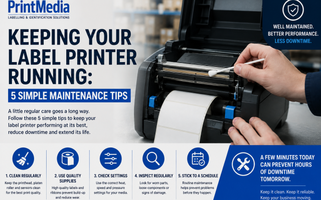 Keeping Your Label Printer Running: 5 Simple Maintenance Tips