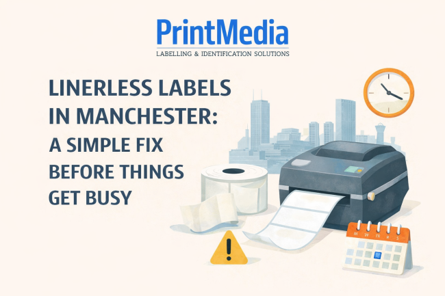 Linerless Labels in Manchester