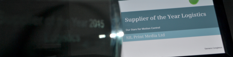 SJL PrintMedia Supplier of the Year